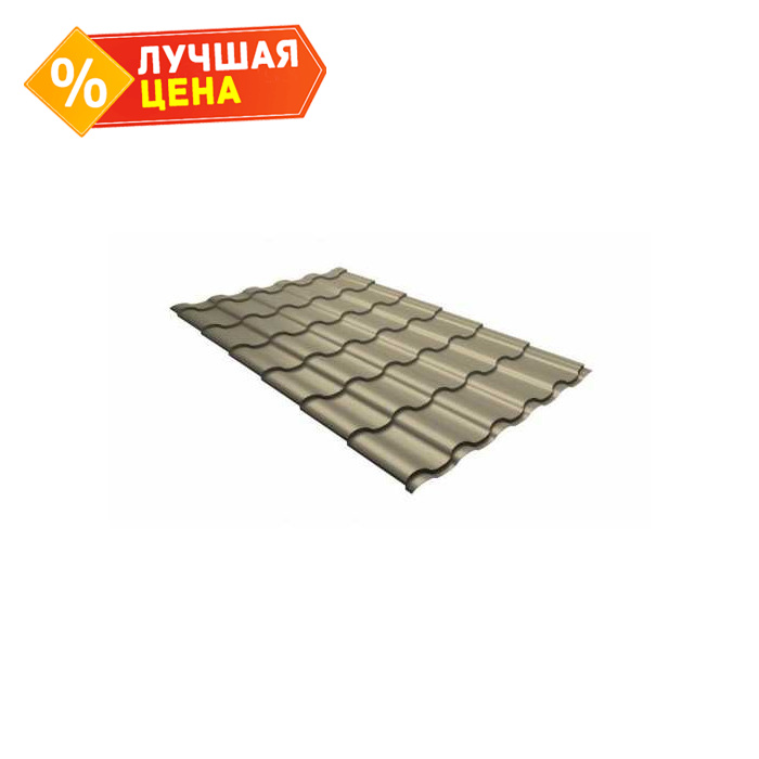 Металлочерепица Grand Line Kredo (Кредо) 0,45 Полиэстер RAL 1015 Светлая слоновая кость